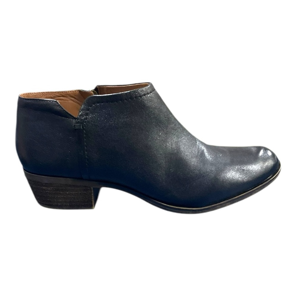 Lucky Brand Women’s Size 10M Leather Burklee Black Ankle Boots/Bootie